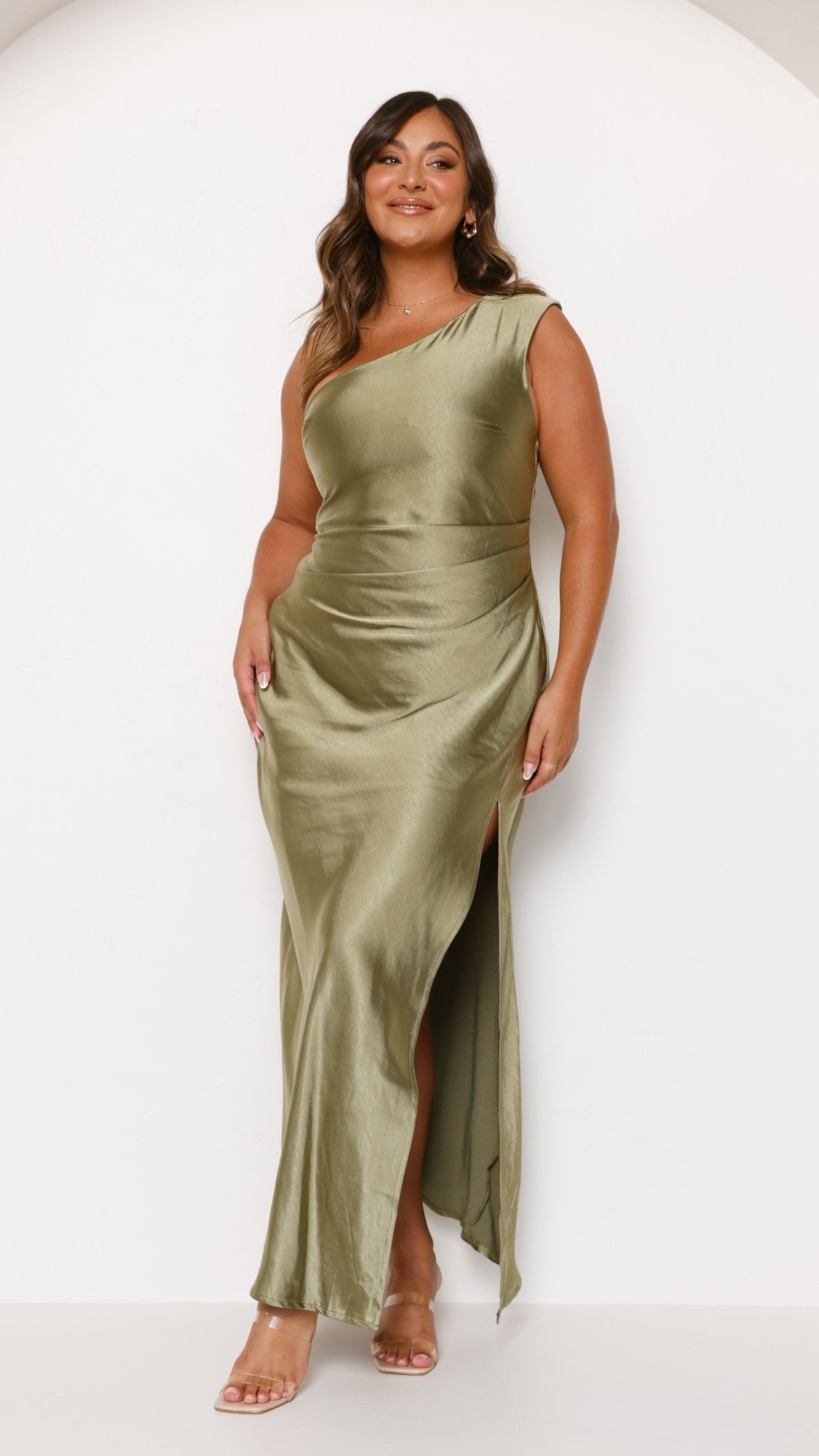 Victoria Maxi Jurk- Groen