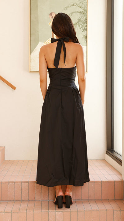 Wesley Halterneck Maxi Jurk