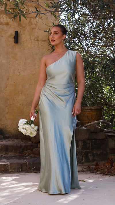 Victoria Maxi Jurk- Sage