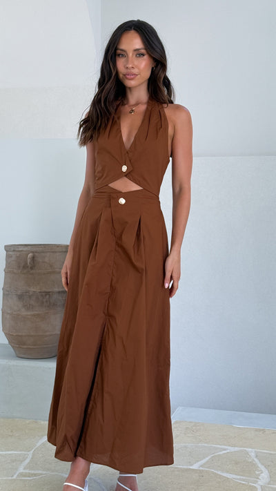 Wesley Halterneck Maxi Jurk